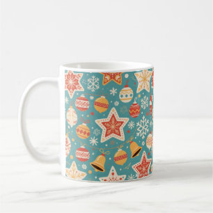 "Festive Christmas Pattern Mug" Coffee Mug