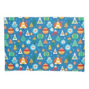 Festive Christmas Pattern Pillowcase