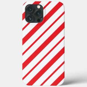 festive Christmas peppermint stripe iPhone 13 Pro Max Case