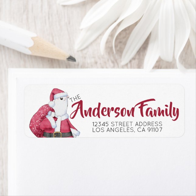 Festive Christmas Polar Bear (Insitu)