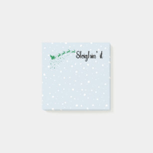 Festive Christmas Post It Notes   Sleighin It