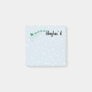Festive Christmas Post It Notes | Sleighin It