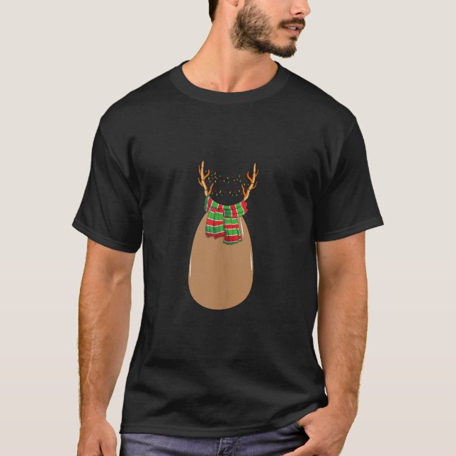 Festive Christmas Reindeer Costume Tank Top (Front)