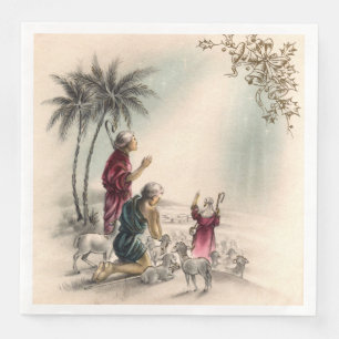 Festive Christmas Religious party Napkin