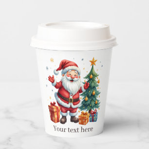Festive Christmas Santa any purpose party Paper Cups