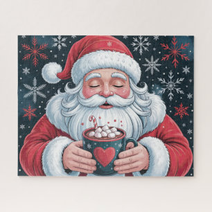 Festive Christmas Santa Jigsaw Puzzle