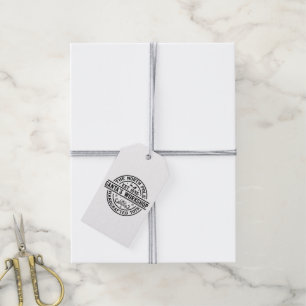 Festive Christmas Santa's workshop Gift Tags