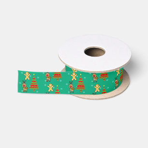 festive Christmas Satin Ribbon