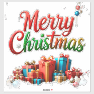 Festive Christmas Scene With Gifts
