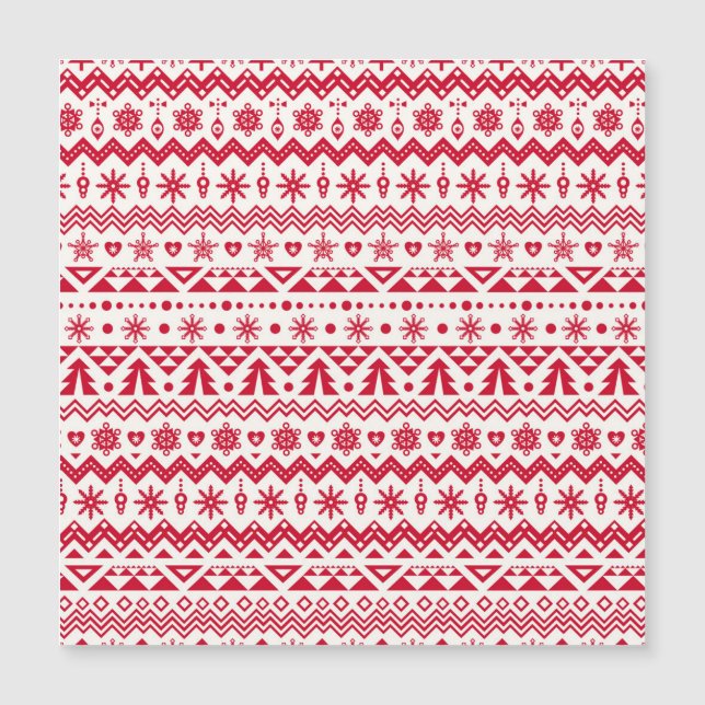 Festive Christmas seamless pattern. (Front)