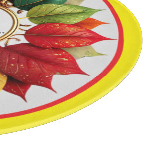"Festive Christmas Shine" Cutting Board