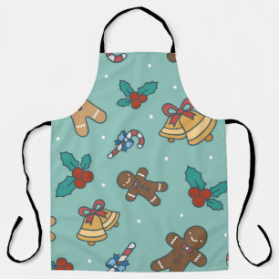 Festive Christmas Sweets Design Apron