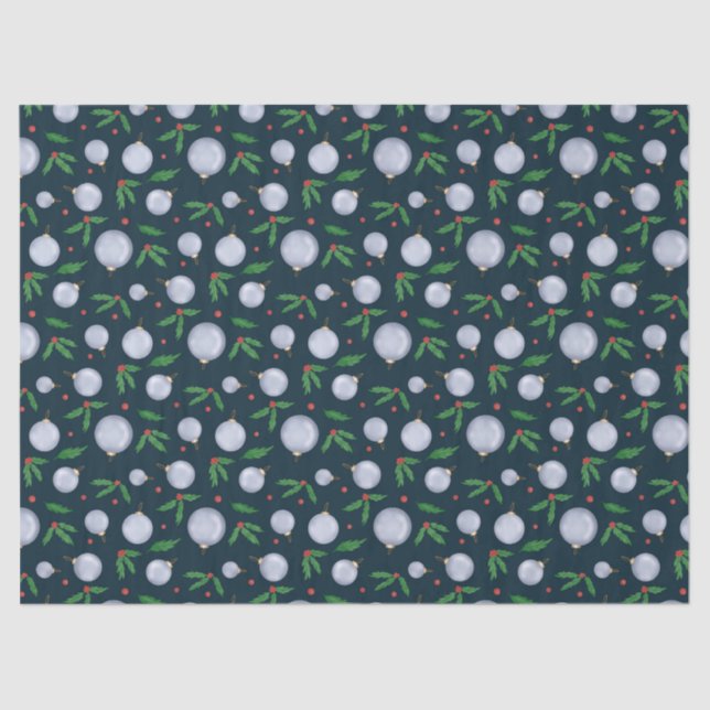 Festive Christmas Tissue Paper  (Front)