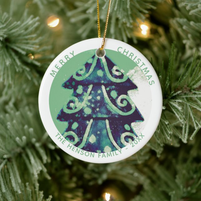 Festive Christmas Tree Artistic Family Holidays Ceramic Tree Decoration (Tree)