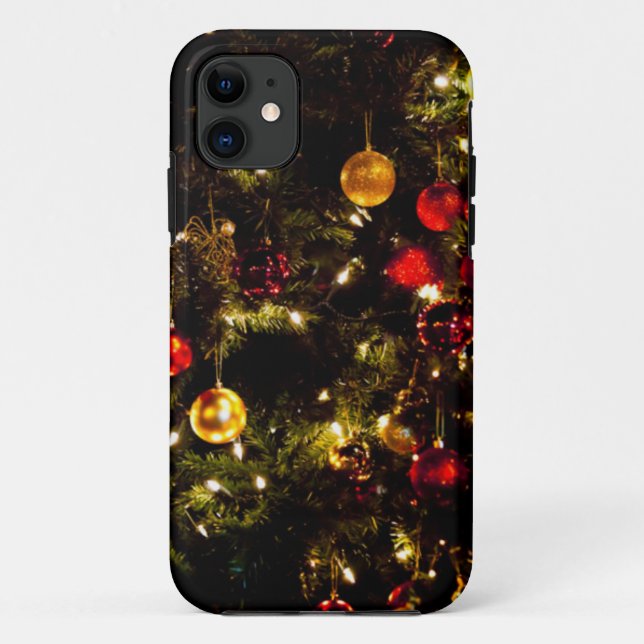 Festive Christmas Tree Case-Mate iPhone Case (Back)