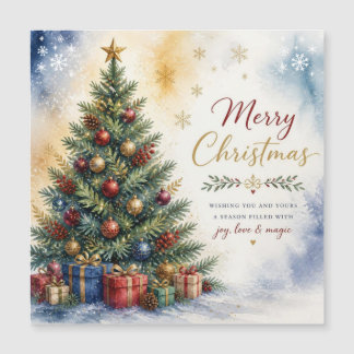 Festive Christmas Tree Christmas Card