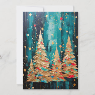 Festive Christmas Tree Greeting Card