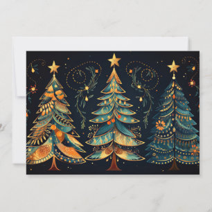 Festive Christmas Tree Greeting Card
