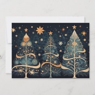 Festive Christmas Tree Greeting Card