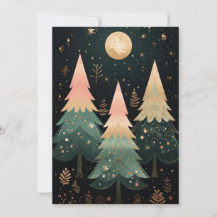 Festive Christmas Tree Greeting Card