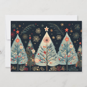 Festive Christmas Tree Greeting Card