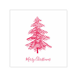 Festive Christmas Tree Self-inking Stamp