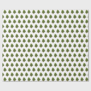 Festive Christmas Tree wrapping paper