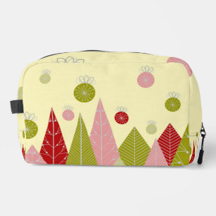 Festive Christmas Trees Dopp Kit