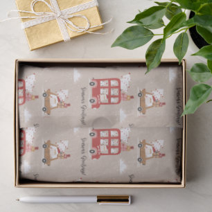 Festive Christmas Winter Tissue Paper