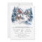 Festive Christmas Winter Village QR Code Wedding