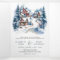 Festive Christmas Winter Village QR Code Wedding