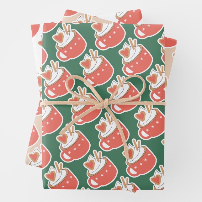 Festive Christmas Wrapping Paper (In situ)