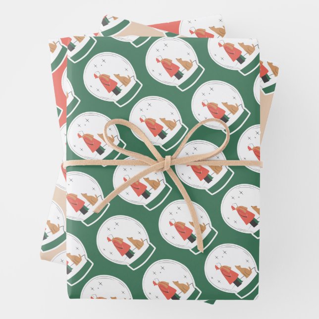 Festive Christmas Wrapping Paper (In situ)