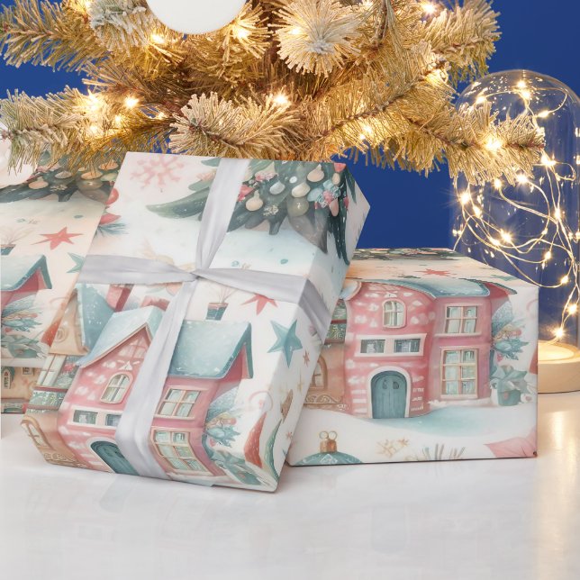 Festive Christmas wrapping paper (Holidays)