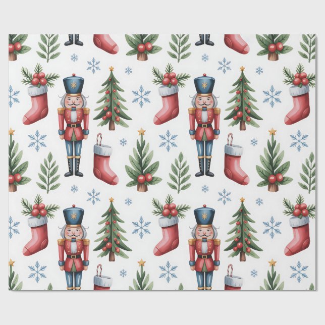 Festive Christmas Wrapping Paper Collection (Flat)
