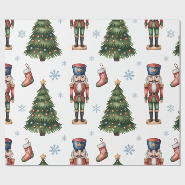 Festive Christmas Wrapping Paper Collection (Flat)