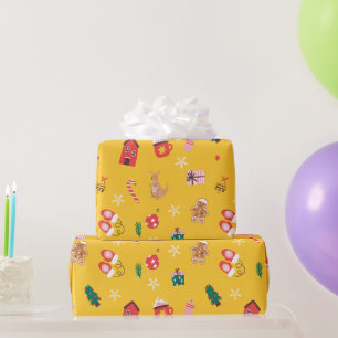 Festive Christmas Wrapping Paper Holiday Gift Wrap