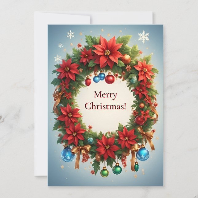 Festive Christmas Wreath (Front)