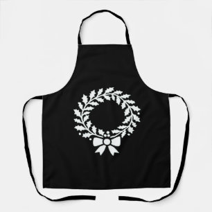 Festive Christmas wreath Classic Apron