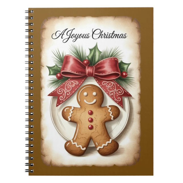 Festive Christmas Writing Journal (Front)