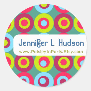 Festive Circles Marketing Tags