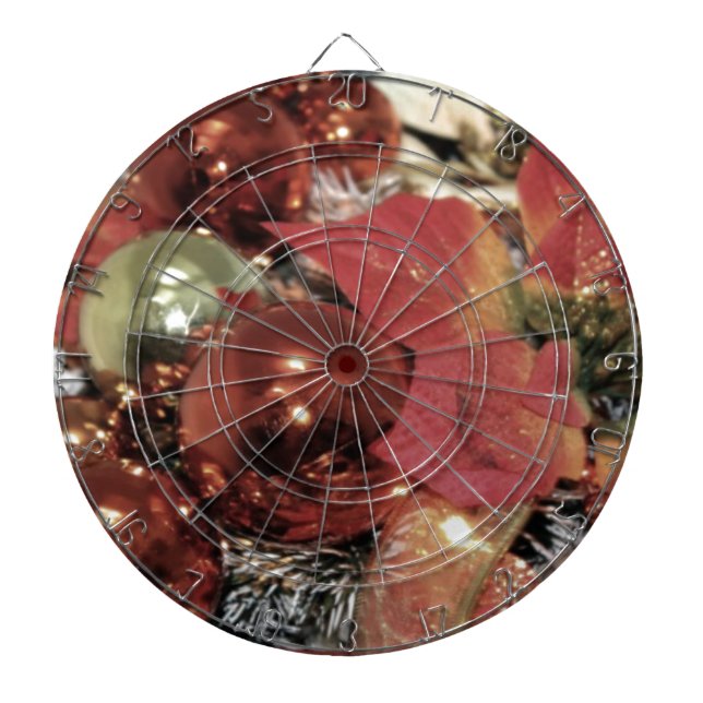 Festive Colour Art Dartboard (Front)