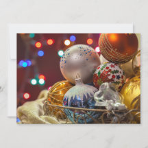 Festive Colourful Christmas Ornaments