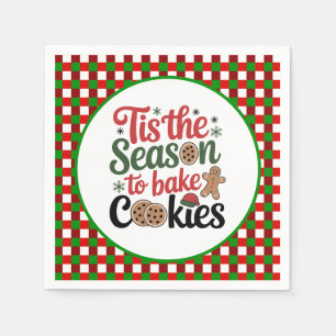 Festive cookie baking Season party Napkin