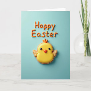 Festive Cookie Bird Art Card