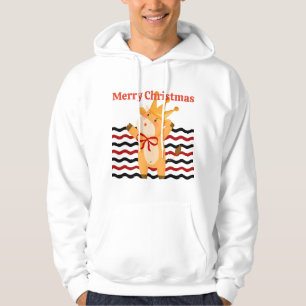 Festive Cow Christmas, Pretty And Elegant   Hoodie