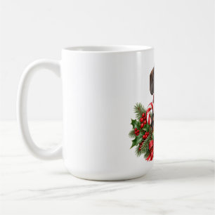 Festive Dachshund Christmas Mug