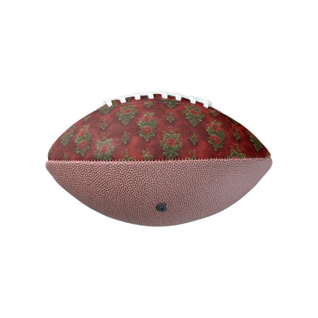 Festive Damask  American Football (Rotated 270)
