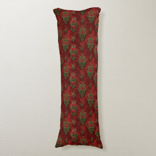 Festive Damask  Body Cushion