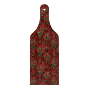 Festive Damask Cutting Board